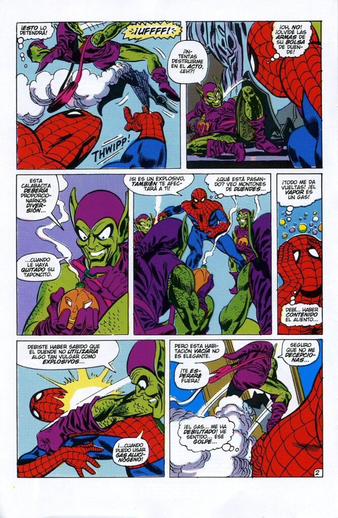 Spiderman El Peligro de las drogas