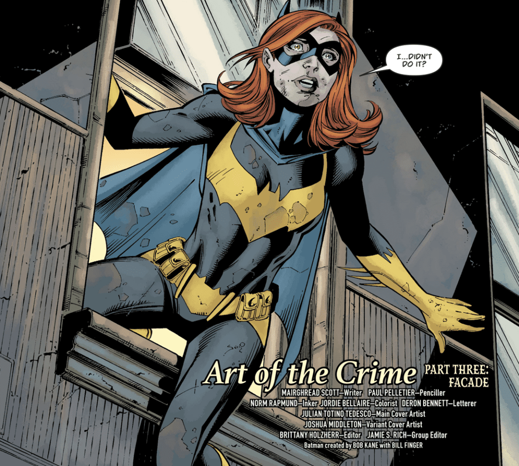 Batgirl el arte del crimen